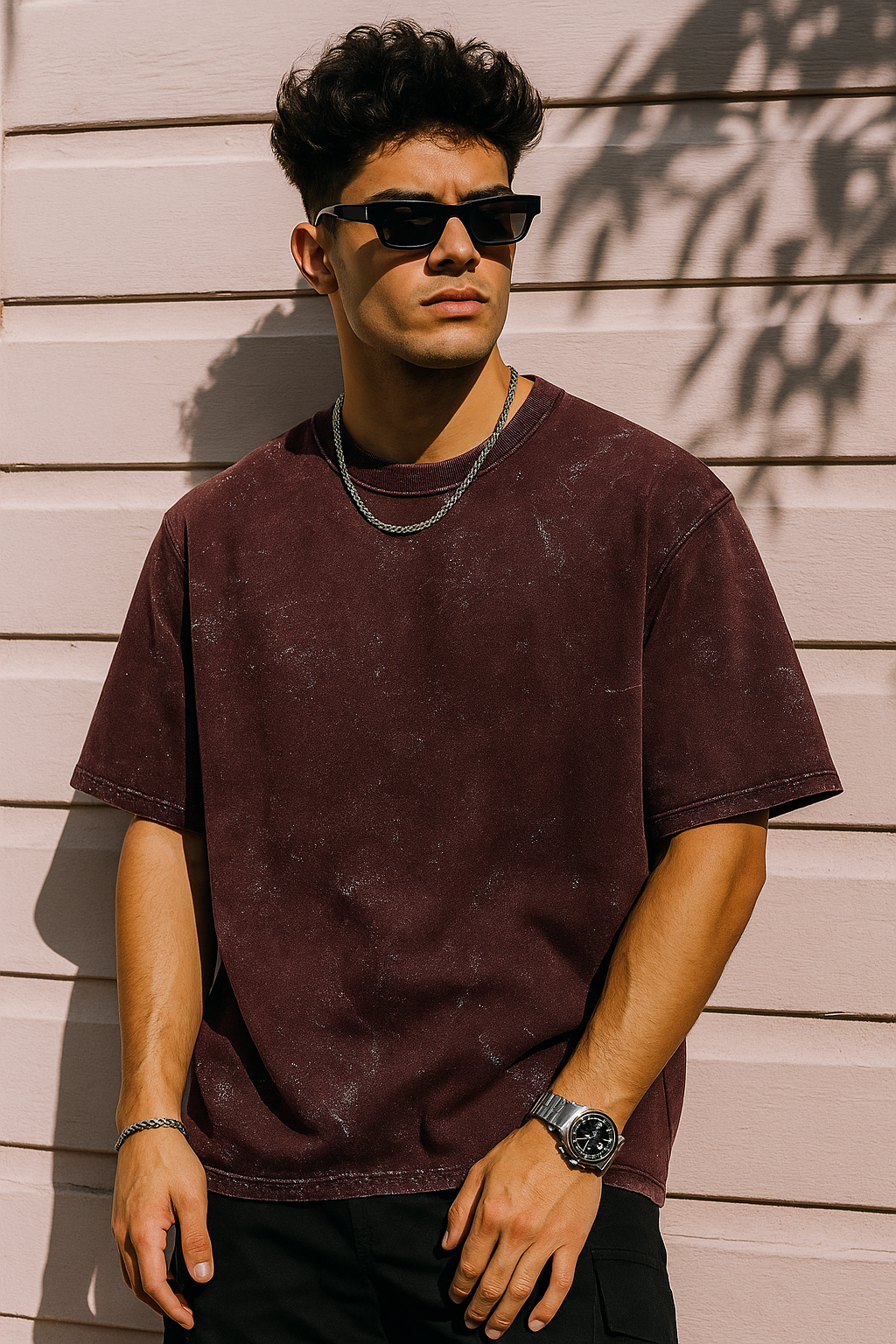 Unisex Acid Washed Oversized Cotton Tee Premium Streetwear Essential