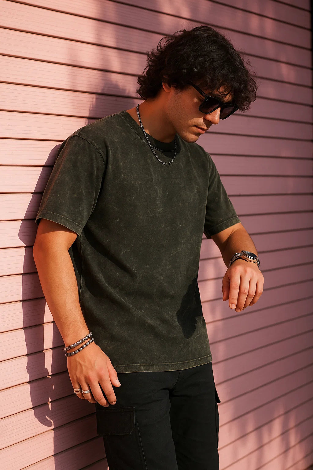 Unisex Acid Washed Oversized Cotton Tee Premium Streetwear Essential